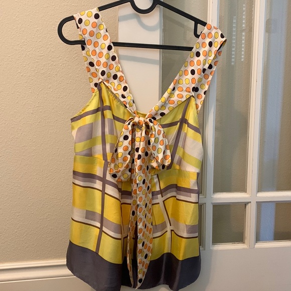 Anthropologie Tops - Anthropologie: Lil sleeveless silk blouse, size 8.